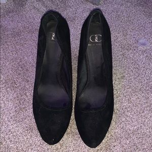 WORN ONCE All Black Heels